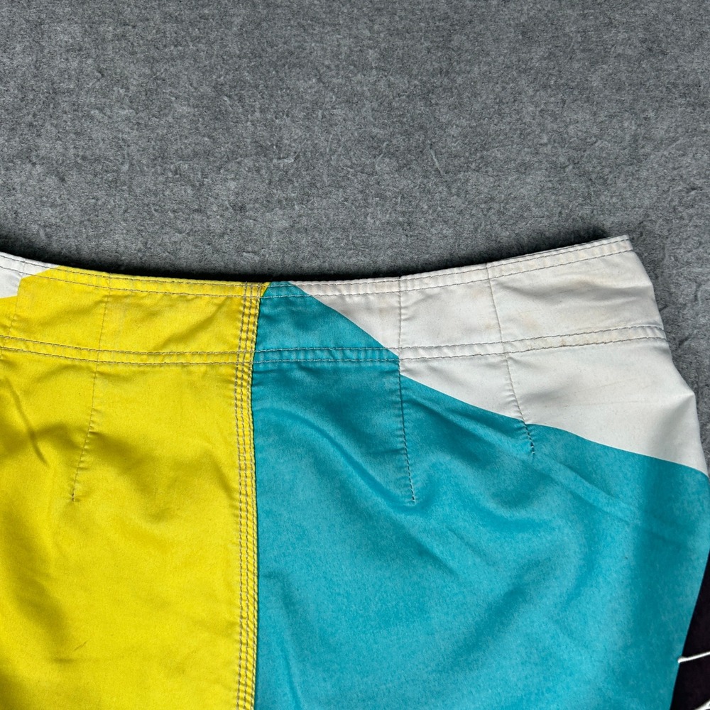 Billabong board shorts mens 32 Multicolor geometric surf swim trunks beachwear - Picture 7 of 16